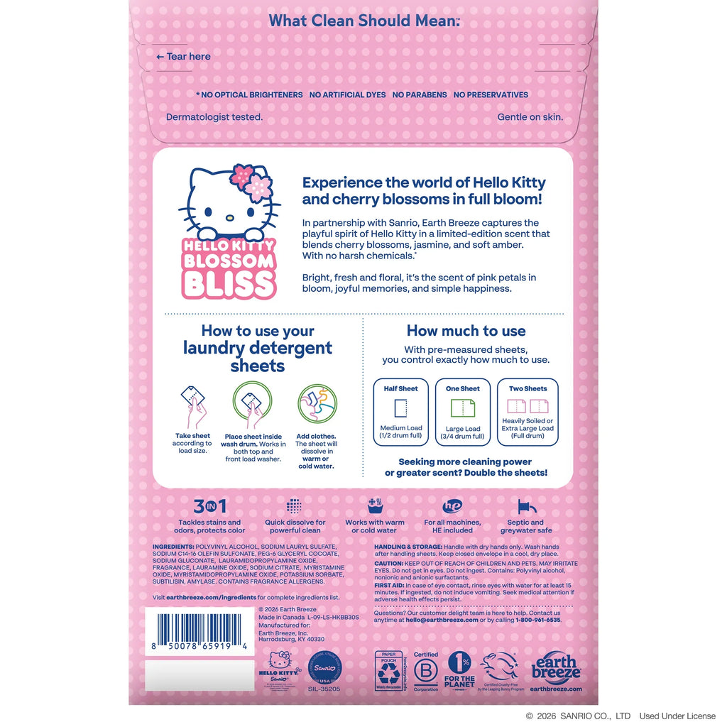 Hello Kitty™ Laundry Detergent Sheets